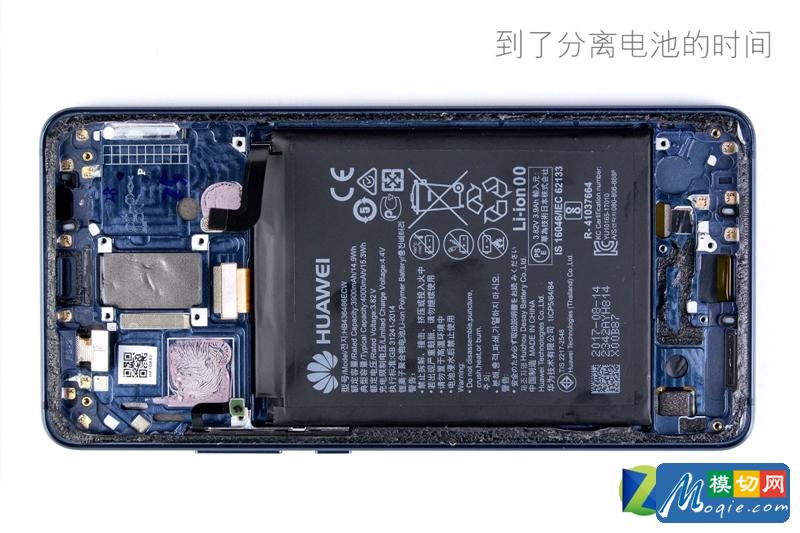拆解华为mate 10 pro手机:爱模切爱拆机